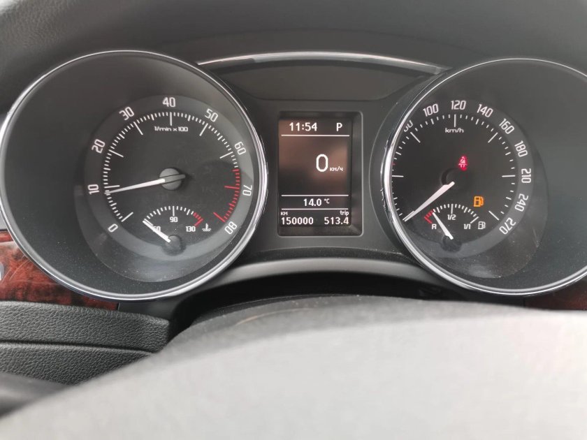 Skoda Superb 2 приборная панель