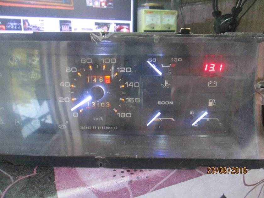 Приборная панель ВАЗ 2108 низкая панель