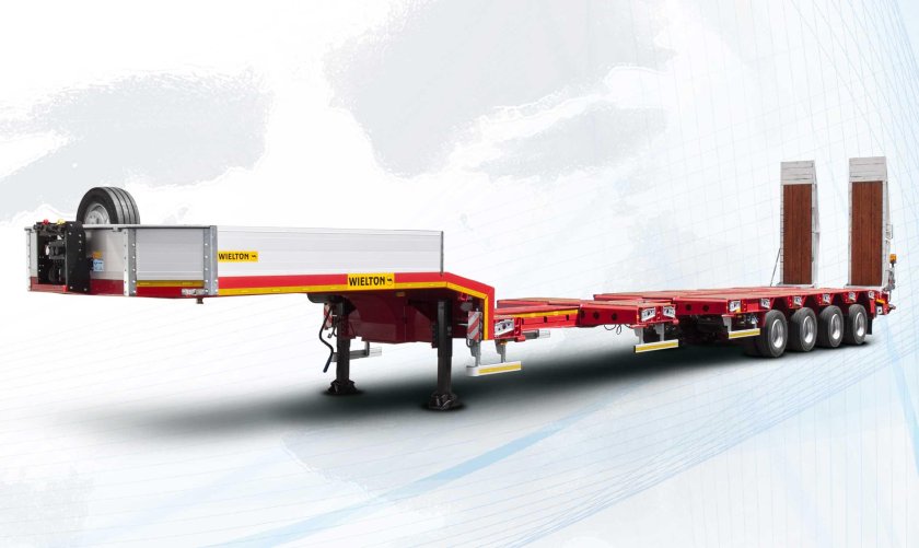 Полуприцеп тяжеловоз низкорамный uat-slhh-570.01