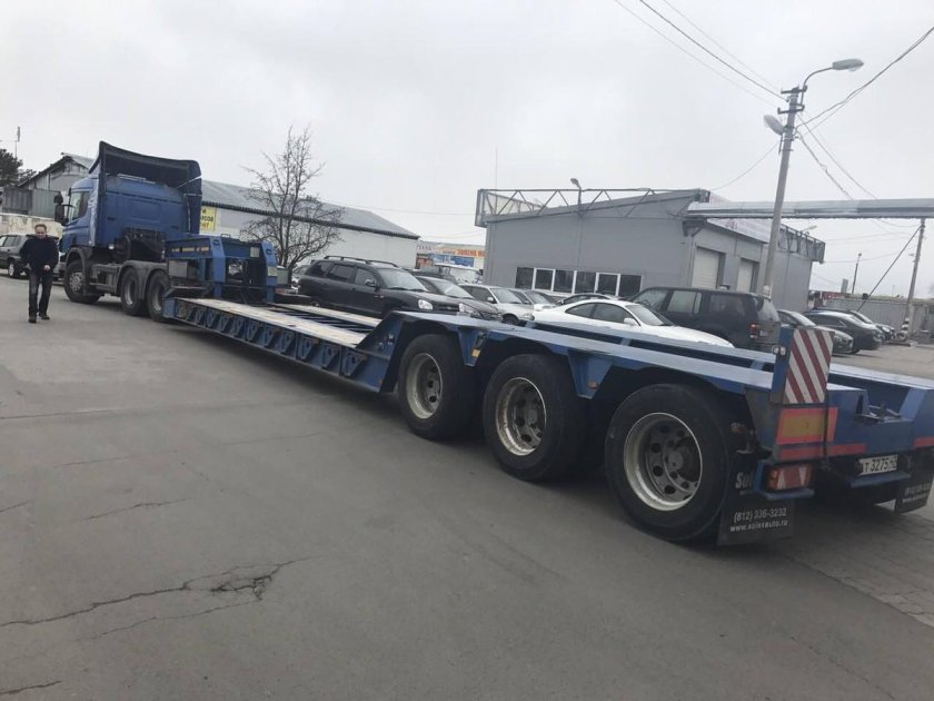 Скания трал низкорамный