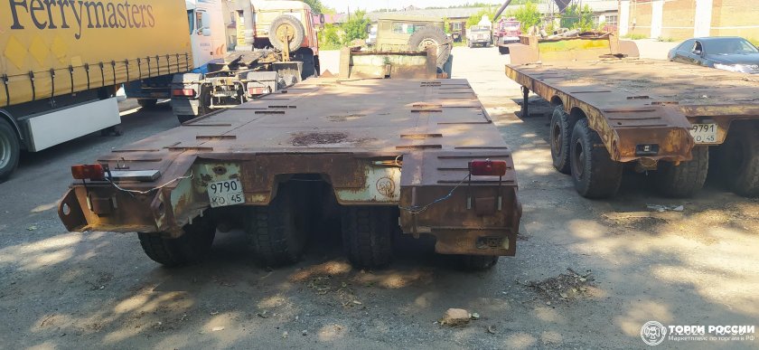 ЧМЗАП трехосные прицепы