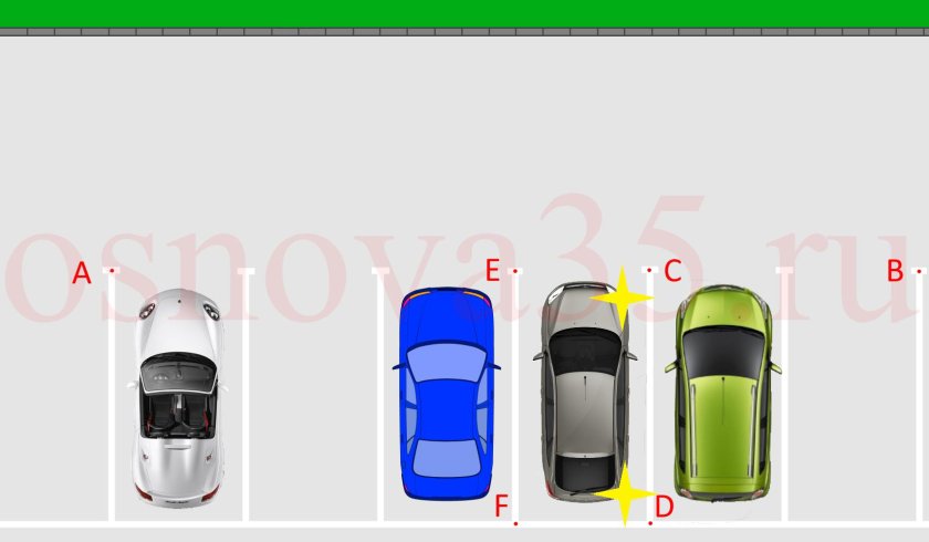 Заезд задним ходом