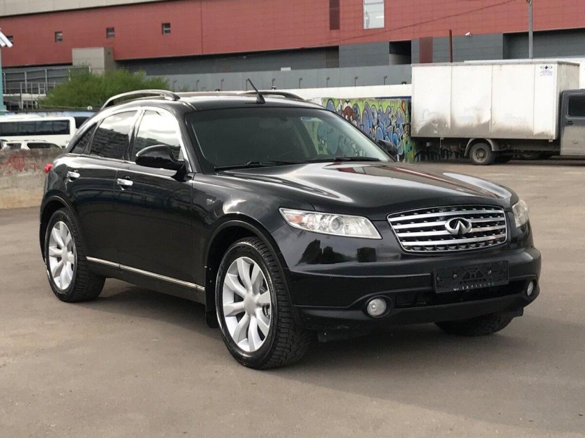 Infiniti fx35 2008 черный