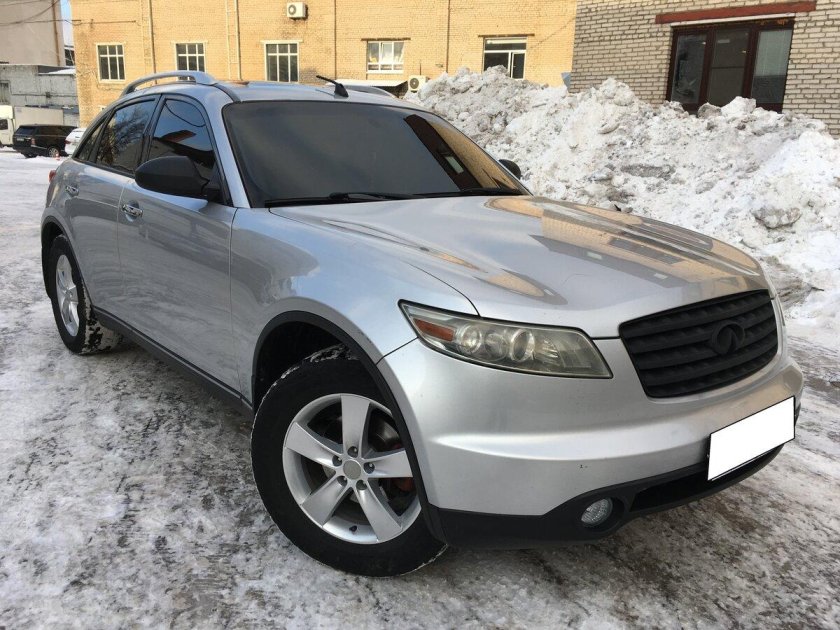 Инфинити ФХ 35 серебристый