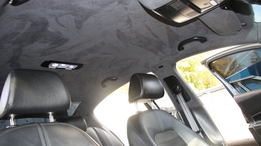 Потолок Пассат б6 алькантара