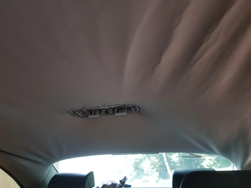 Черный потолок Passat cc