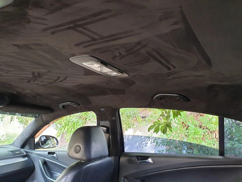 Потолок Пассат б6 алькантара