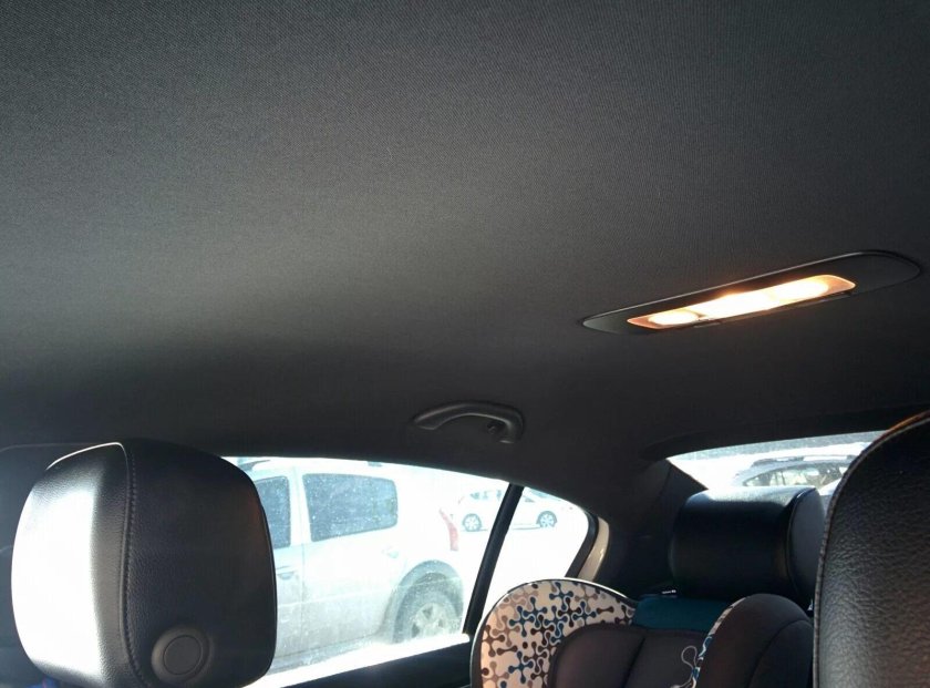 VW Passat b7 чёрный потолок