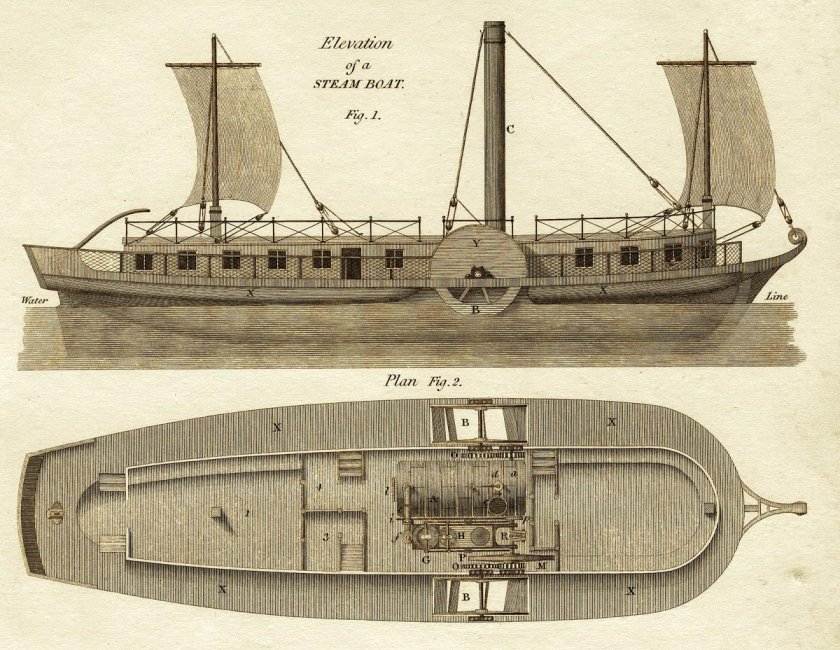 Елизавета пароход, 1815