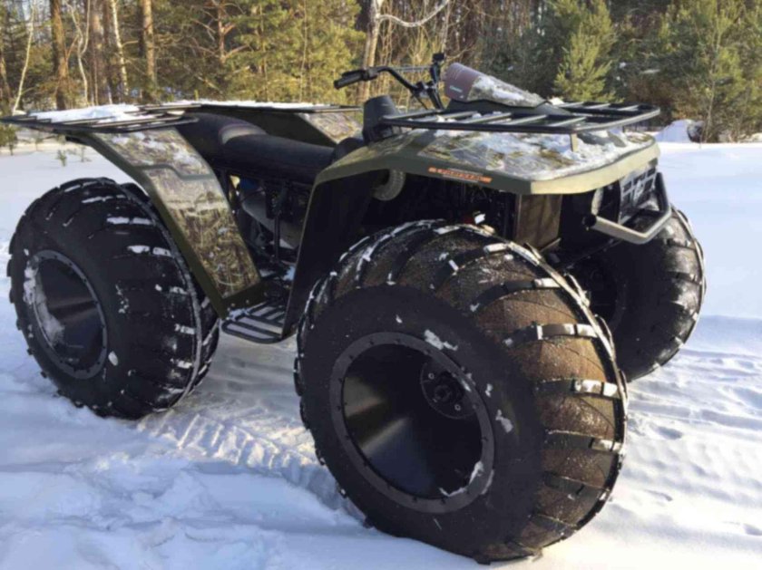 Квадроцикл на ободрышах КФ 97