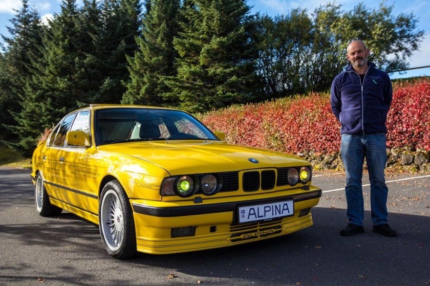 E34 желтая