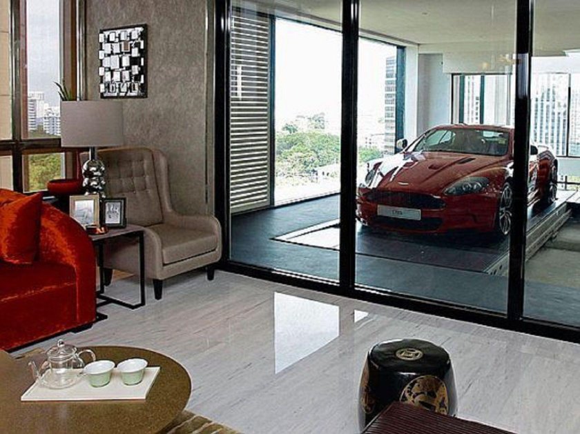 Лифт для машины в квартире