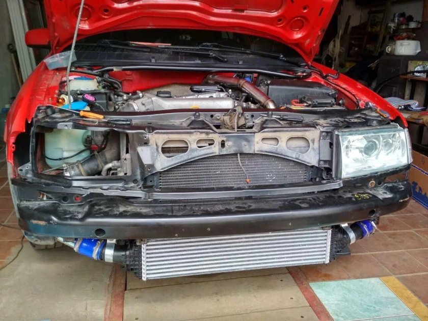 Фронтальный интеркулер Шкода Октавия а7