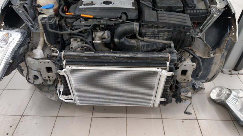 Skoda Yeti радиатор