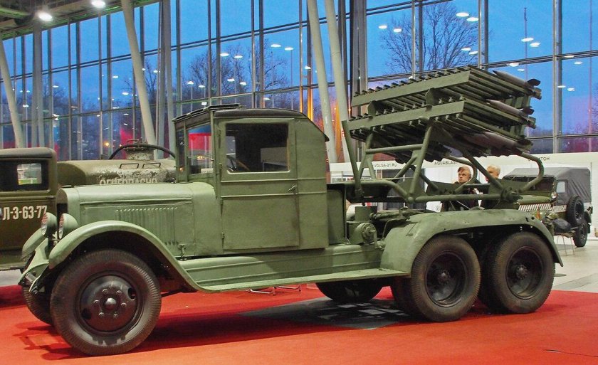 БМ-8-36 на шасси автомашины ЗИС-6