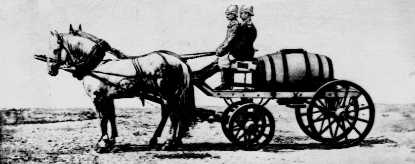 Конно-бочечный пожарный ход в России