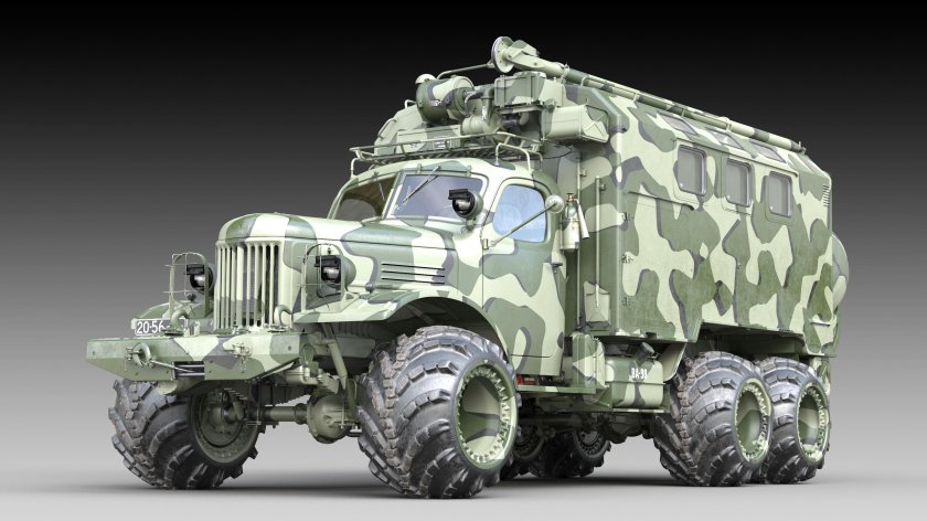 ГАЗ 66 на арочных колесах