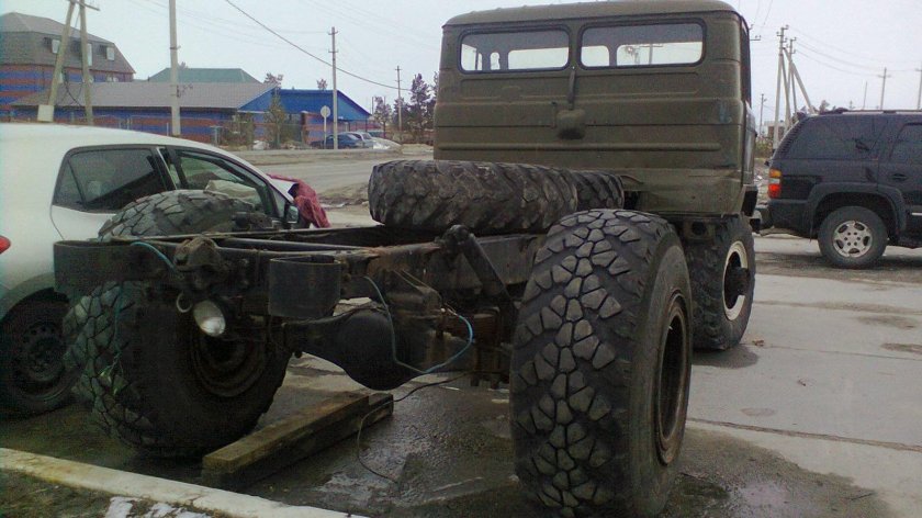 Колеса от ЗИЛ 131 на ГАЗ 66