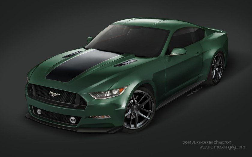 Форд Мустанг 2020 зеленый