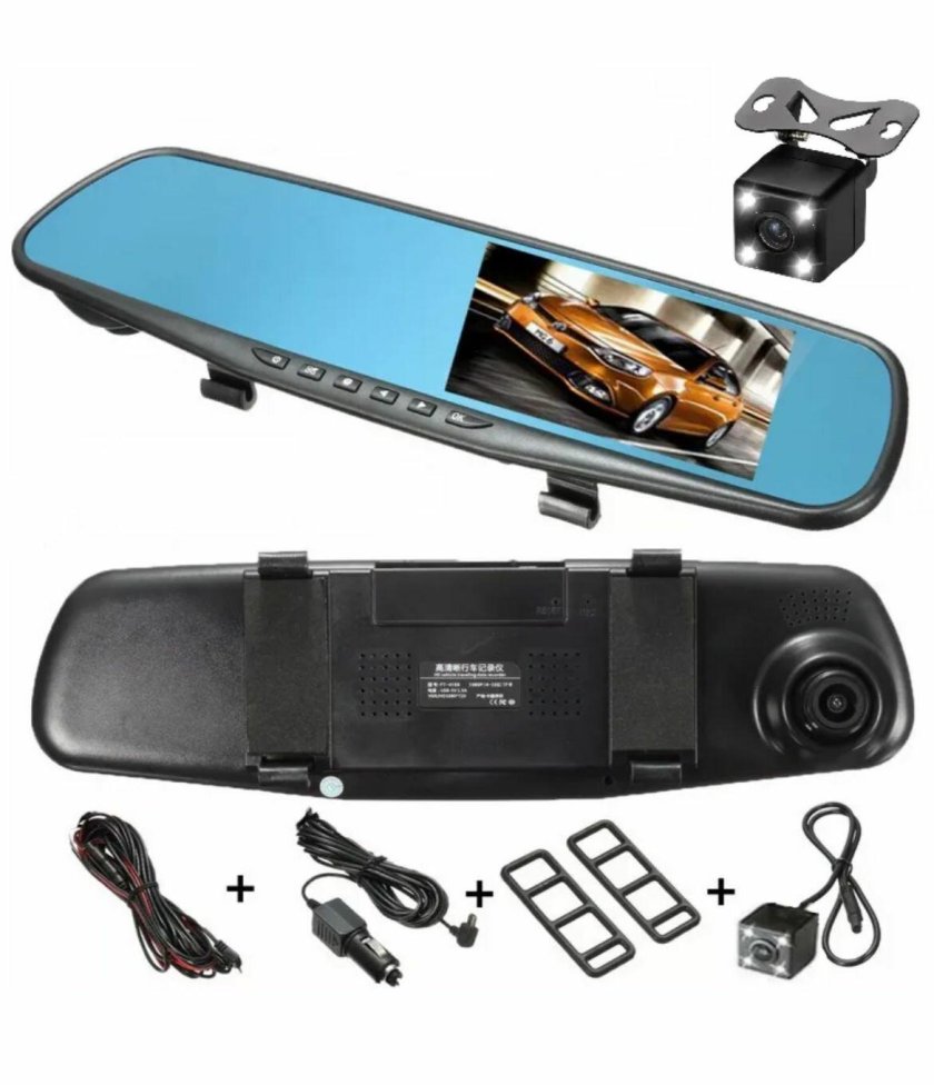 Зеркало-видеорегистратор vehicle Blackbox