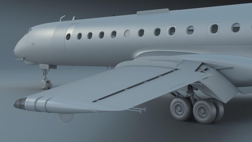 Механизация крыла самолета ту-134