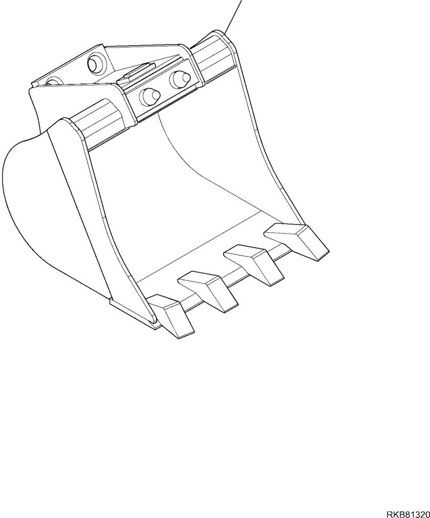 Ковш экскаватора Volvo 300d