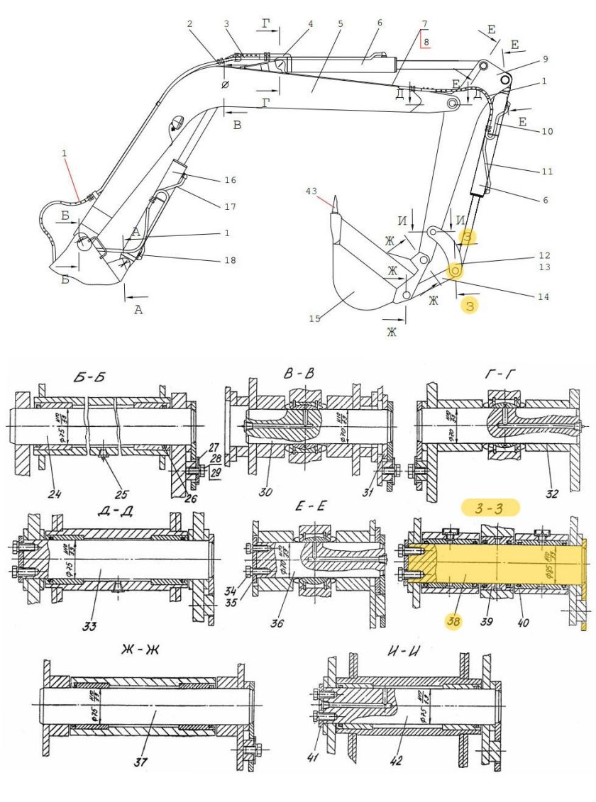 Зуб ковша экскаватора ЭО-3323.18.68.01.602