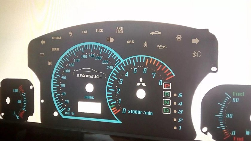 Шкалы в приборную панель Eclipse 3g