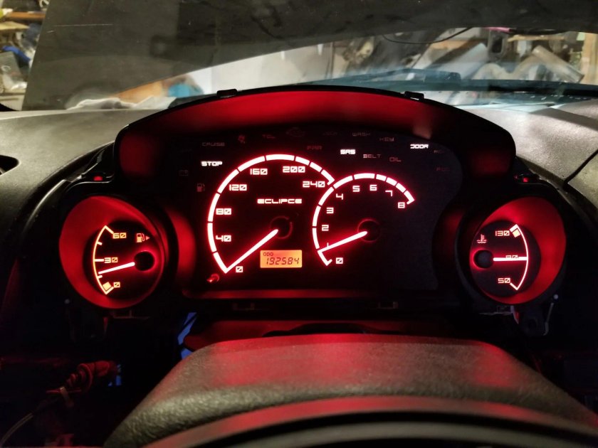 Приборная панель Mitsubishi Eclipse 2g