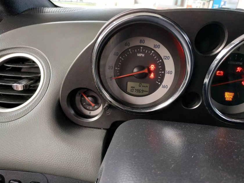 Митсубиси Эклипс спидометр