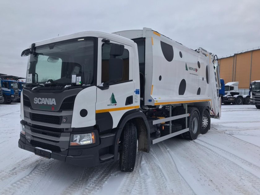 Мусоровоз Scania 6x2 Zoeller