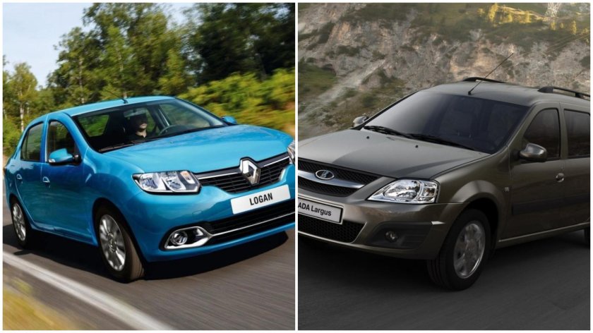 Лада Ларгус и Рено Логан