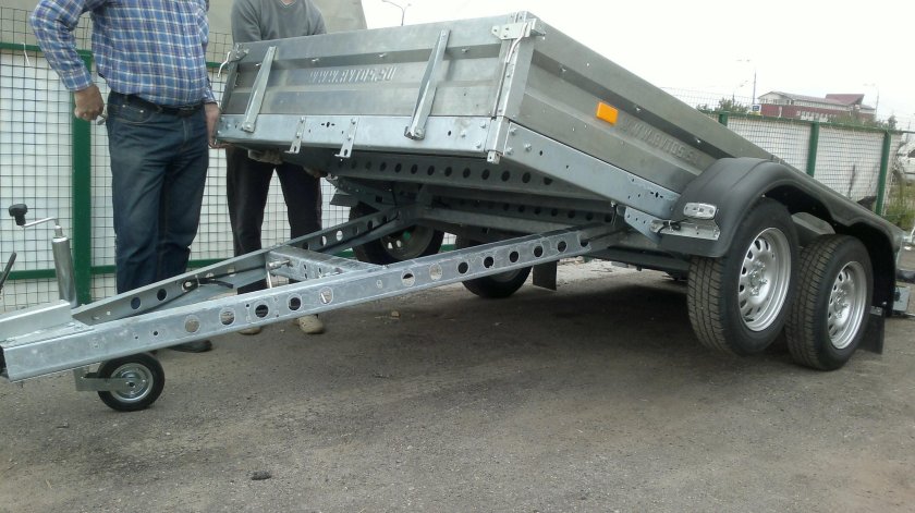 Прицеп МЗСА самосвальный