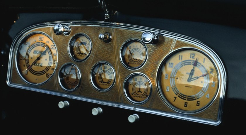 Приборные панели старых автомобилей