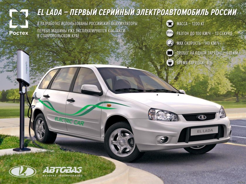 Электрическая Лада Калина