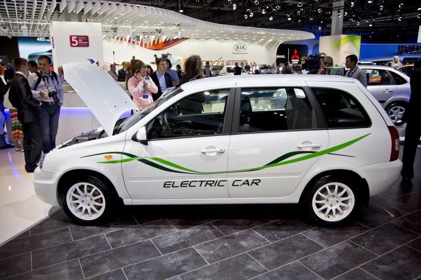 Лада Калина электромобиль