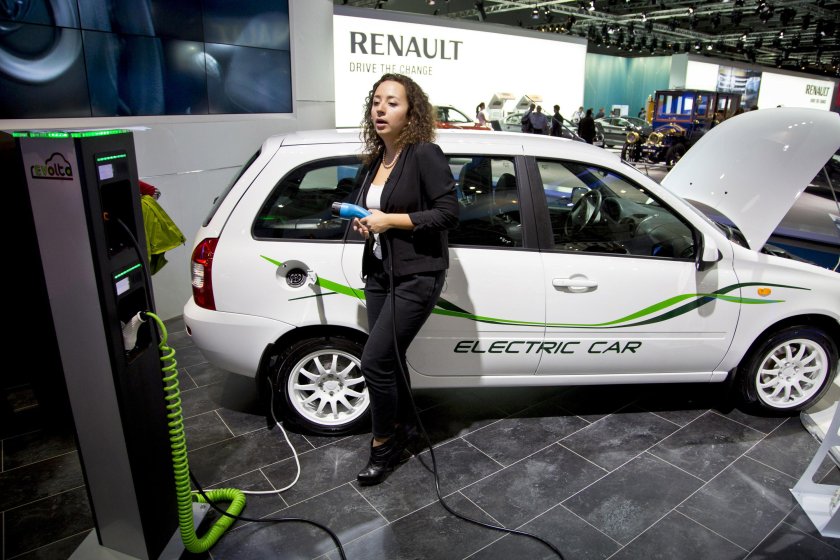 Lada Kalina электромобиль