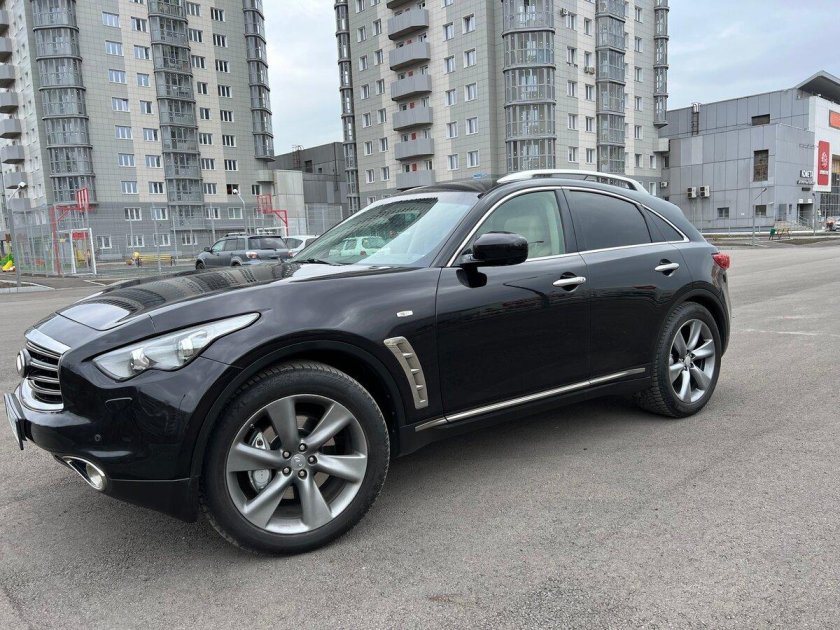 Инфинити fx37 черный тонированный