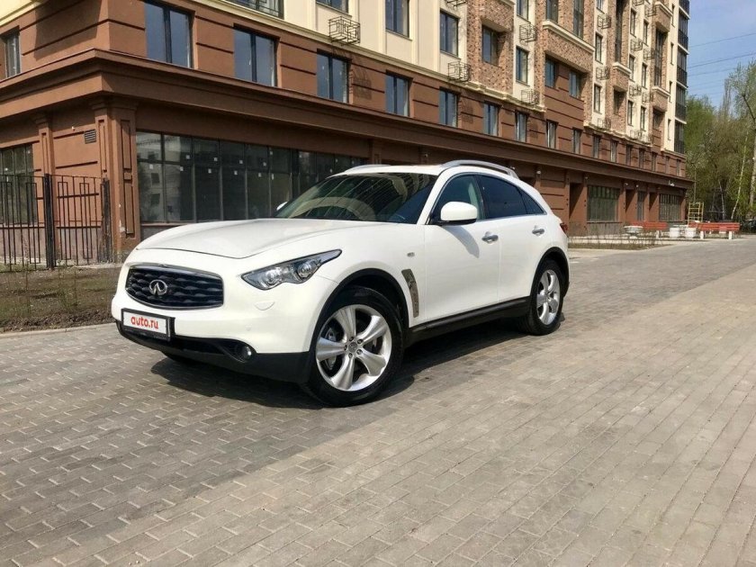 Инфинити fx37 белый