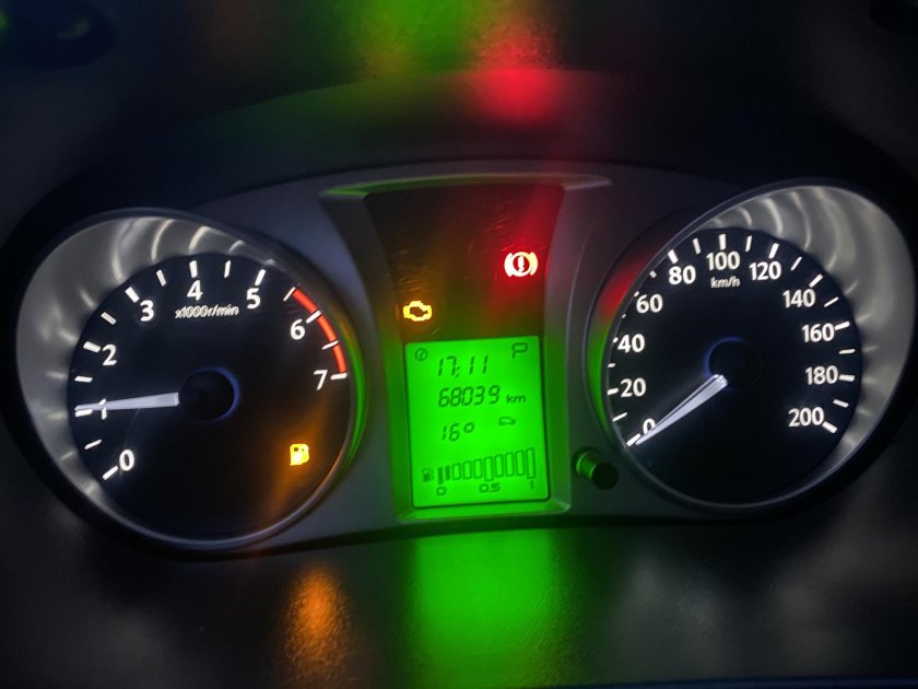 Приборная панель Датсун