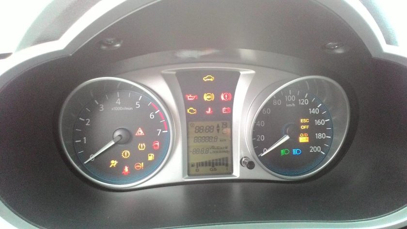 Датсун Люкс комбинация приборов Datsun