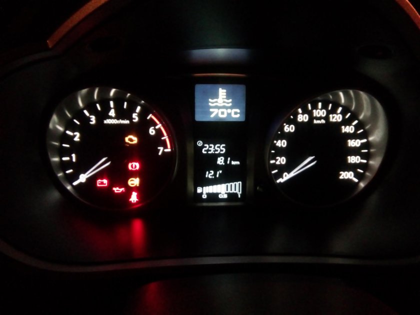 Датсун Люкс комбинация приборов Datsun