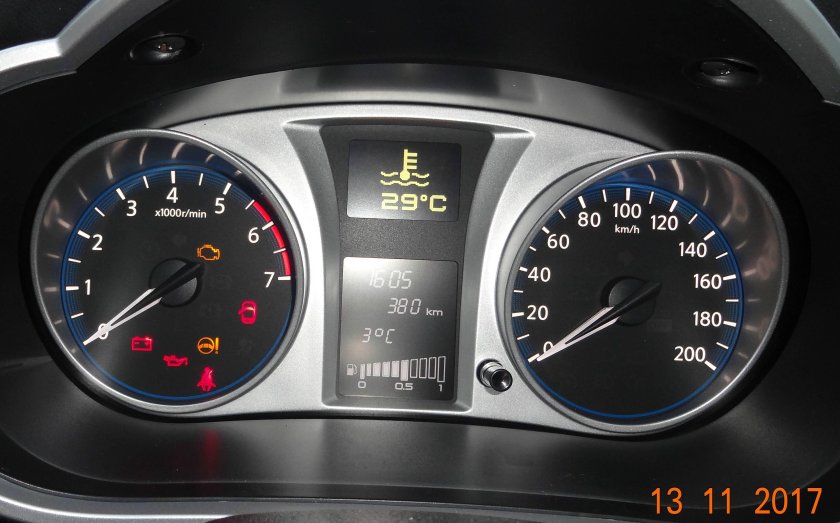 Панель приборов Datsun on do