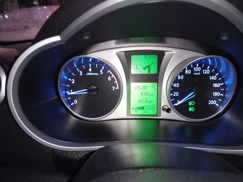 Датсун Люкс комбинация приборов Datsun