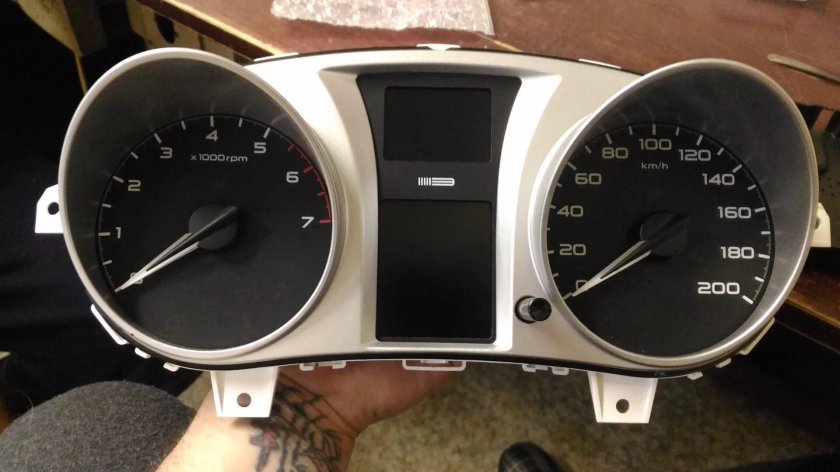 Датсун Люкс комбинация приборов Datsun