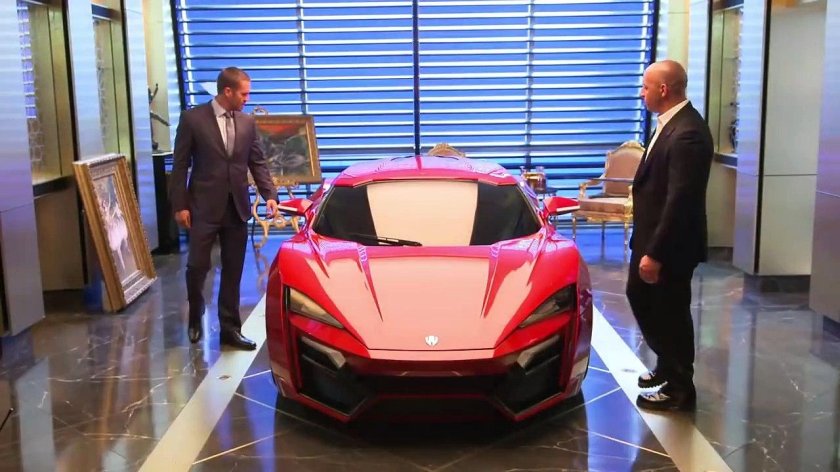 Форсаж 7 машина шейха