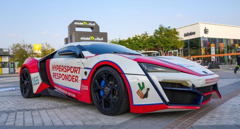 Lykan Hypersport полиции Дубая