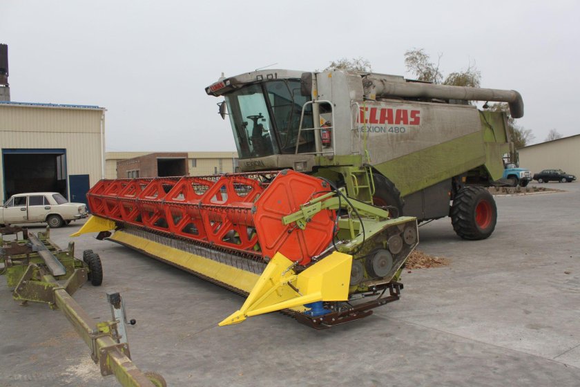 Жатка для уборки гороха