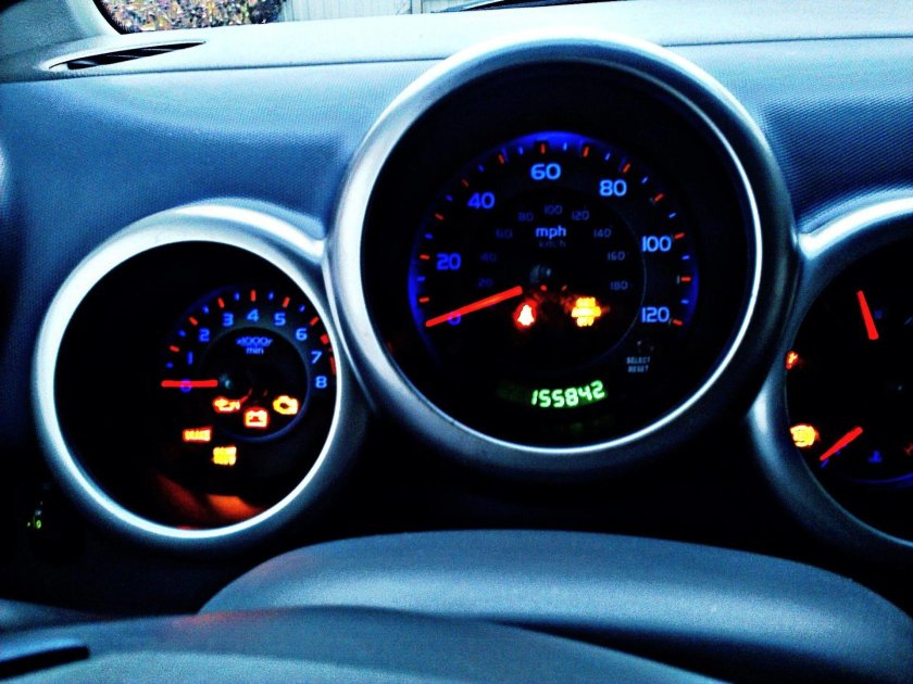 Значки приборной панели Honda Fit 2