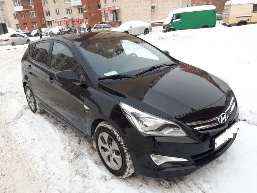 Hyundai Solaris 2015 Black